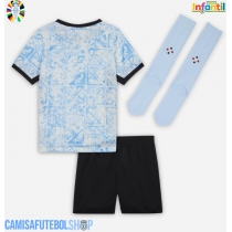 Camisa de time de futebol Portugal Replicas 2º Equipamento Infantil Europeu 2024 Manga Curta (+ Calças curtas)